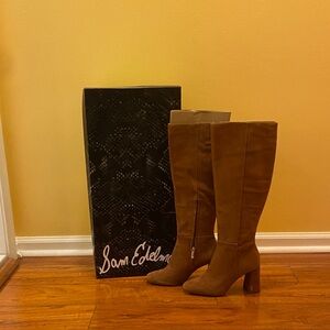 Sam Edelman Women's Brown Over the Knee Boots